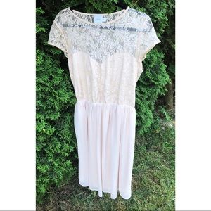 Darling blush ASOS maternity dress